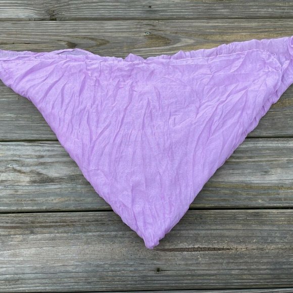 Women Scarf Light Purple Neck Band Fashion Scarf Long Scarf 60X30 inches - Picture 5 of 8